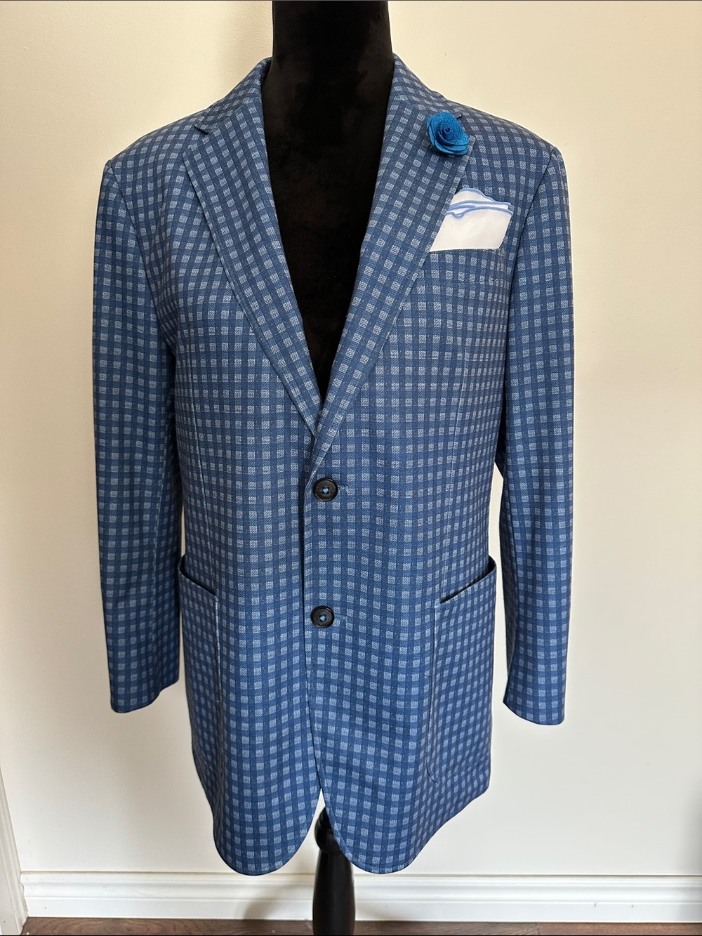 7 Downie St Stretch Houndstooth Blazer